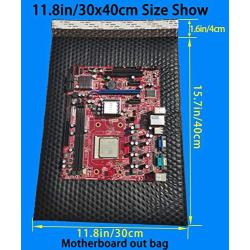 Daarcin 10pcs 11.8x15.7in/30x40cm Large Antistatic Bubble Bags, Static Shielding Bag for Motherboard Graphic Card or Sensitive Electronic Components