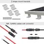 ECO-WORTHY 120 Watts 12 Volts Solar Starter Kit: 120W Monocrystalline Solar Panel + 20A PWM Charge Controller + Z Brackets + 16ft Solar Cable with Connector