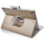 Thankscase Case for iPad Air 10.5'' (3rd Gen) / iPad Pro 10.5, Rotating Case Leather Cover with Pencil Holder, Swivel Case Bulid-in Wallet Pocket, Hand Strap for iPad Air 3rd Gen 10.5'' 2019 (Gold)