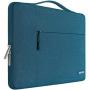 MOSISO Laptop Sleeve Compatible with MacBook Air 11 inch, 11.6-12.3 inch Acer Chromebook R11/HP Stream/Samsung/ASUS/Surface Pro X/7/6/5/4/3, Polyester Multifunctional Briefcase Bag, Deep Teal