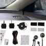 BY-J 24GHz Millimeter Wave Radar BSD Blind Spot Monitoring and Line Assist System Automobile BSM Blind Spot Dectetion Rearview Mirror Blind Spot Prompt Warning Radar LED Sign General