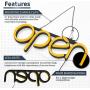 LED Neon Open Sign Light for Business with ON & Off Switch - Lightweight & Energy Efficient for Restaurants Offices Retail Shops Window Storefronts - Orange