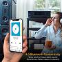 5.2-Channel Hi-Fi Bluetooth Stereo Amplifier - 1000 Watt AV Home Speaker Subwoofer Sound Receiver W/ Radio, USB, RCA, HDMI, Mic In, Wireless Streaming, Supports 4K UHD TV, 3D, Blu-Ray - Pyle PT694BT