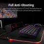 Redragon K552 Mechanical Gaming Keyboard RGB LED Rainbow Backlit Wired Keyboard with Red Switches for Windows Gaming PC (87 Keys, Black)