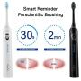HSYTEK Whitening Electric Toothbrush Dual Handles, H21 TouchDo Ultra Sonic 48,000 VPM Motor Rechargeable Toothbrushes for Adults and Teens with 8 Brush Heads - 3 Modes w Smart Timer