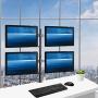 Halter LCD Computer Monitor Desk Mount, Fully Adjustable Stand Desk clamp Holds up to 4 27'' LCD Monitors
