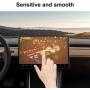 Carwiner Tesla Model 3/Y HD Screen Protector 15'' Center Control Touch Screen Car Navigation Tempered Clear Glass Accessories 9H Anti-Glare Anti-Fingerprint Shock Resistant (HD)