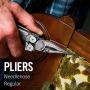 LEATHERMAN, Wave Plus Multitool with Premium Replaceable Wire Cutters, Spring-Action Scissors and Nylon Sheath, Built in the USA, Stainless Steel
