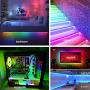 Dreamcolor Pixel LED Strip Lights, SPARKE TV Backlight 6.56ft USB 5V, 60LEDs Non-Waterproof RGB Light WS2812B Strip Light for Party, Gaming, Bedroom