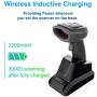 LS-PRO Wireless Barcode Scanner with USB Cradle Receiver Charging Base, 2.4GHz Handheld 1D Cordless Laser Barcode Reader, UP to 150Ft Transmission Range, long-life Battery 2200mAh, 1 Year Warranty.