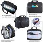 KROSER 18'' Laptop Bag Premium Laptop Briefcase Fits Up to 17.3 Inch Laptop Expandable Water-Repellent Shoulder Messenger Bag Computer Bag for Travel/Business/School/Men/Women-Black