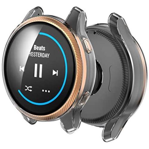 Compatible Garmin Venu Case Cover with Screen Protector, Soft TPU Plated All Around Protective Case for Garmin Venu Clear