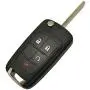 Folding Flip Replacement Key Fob Case Fits For GM Chevrolet Chevy Equinox Sonic GMC Terrain OHT01060512 Keyless Entry Remote Fob Shell Cover