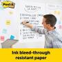 Super Sticky Easel Pad, 25 x 30 Inches, 30 Sheets/Pad, 4 Pads, Large White Premium Self Stick Flip Chart Paper, Super Sticking Power (559-4)