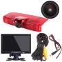 Navinio New Version Car Third Roof Top Mount Brake Lamp Camera Brake Light Rear View Backup Camera+7'' LCD Car Dashboard Color Monitor for Chevrolet Express GMC Savana Vans Exporer Vans Cargo