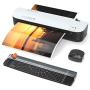 Laminator, dodocool Thermal Laminating Machine, 4 in 1 Personal Laminator for Home Use Shcool Teacher Office, 9 Inches Small Cold Lamination Machine with 20 A4 A5 A6 Pouches Trimmer Corner Rounder
