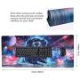 Timor Professional Gaming Mouse Pad, Custom Design Stitched Edges Waterproof Non-Slip Rubber Base Mousepad Great for Laptop, Computer & PC (90x40 shiziA10)