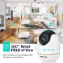 Dog Camera - 1080P Dog Camera with Phone App, Pan/Tilt/Zoom Home Camera with 2-Way Audio, AI Human Detection, Night Vision, Cloud Storage/TF Card, Compatible with Alexa, Camera for Pets/Baby