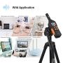 EMF Meter, Electromagnetic Field Radiation Detector 5HZ—3500MHz with 3 Levels Sound-Light Alarm, Digital LCD for Testing Ghost, Magnetic Field, Electric Field Radiation and Ambient Temperature - MET01