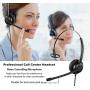 Sinseng Cisco Phones Headset with rj9, Office Phone Headset with Noise canceling Microphone for Desk Phones, Call Center Headphones for Cisco IP Phone 7841 7942G 8841 7931G 7940 7941G 7945G 7960 7961