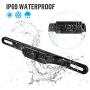 DALLUX License Plate Backup Camera,Car RV Van Truck Rear View Front View Reverse Camera IP68 Waterproof HD Color 170 Degree Wide Viewing Angle 7 LED Night Vision with Guide Line ON/Off