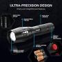 Vont Blaze Tactical Flashlight (2 Pack) LED Flashlights, Extremely Bright Flash Light, High Lumen, Adjustable Beam, Water-Resistant, Gear & Accessories for Hiking, Camping, Survival, Emergency