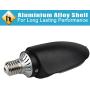 115W LED Corn Light Bulb with Rotatable Mogul E39 Base, 5000K 15500 Lumen(500W Metal Halide Eq), 180° Commercial Led Paddle Bulb for Retrofitting Parking Lot Wall Pack Street Flood Lighting Fixtures