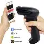 Wireless Bluetooth Barcode Scanner, Symcode Handheld USB CCD Cordless Barcode Scanner with USB Receiver Support Storing Codes Rechargeable Bar Code Reader Long Battery Life