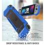Mumba Dockable Case for Nintendo Switch, [Blade Series] TPU Grip Protective Cover Case Compatible with Nintendo Switch Console and Joy-Con Controller (Navy)