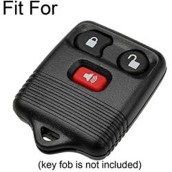 2Pcs Coolbestda Smart Silicone Key fob Cover Case Keyless Rntry Protector Jacket Holder for Ford F150 F250 F350 Explorer Ranger Escape Expedition
