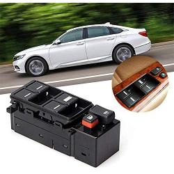 Master Window Switch for Honda Accord Sedan 2003-07 OE#35750-SDA-H12 Power Control Switch Front Left Driver Side Window Switch Comes with a Switch Removal Tool