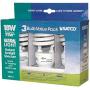 Satco S6273 18-Watt Medium Base T2 Mini Spiral, 5000K, 120V, Equivalent to 75-Watt Incandescent Lamp for Enclosed Fixtures, 3-Pack
