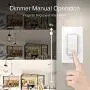 Gosund Smart Dimmer Switch, Smart WiFi Light Switch Works with Alexa Google Home, with Remote Control Timer Countdown, Single-Pole, Neutral Wire Required, ETL and FCC Listed, No Hub Required (1 Pack) Gosund Smart Dimmer Switch, Smart WiFi Light Switch Works with Alexa Google Home, with Remote Control Timer Countdown, Single-Pole, Neutral Wire Required, ETL and FCC Listed, No Hub Required (1 Pack)