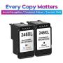 ONLYU Remanufactured Ink Cartridge Replacement for Canon PG-245XL CL-246XL PG-243 CL-244 to use with Pixma TS3120 MG2520 MX492 TR4520 TS202 MG2525 MG3022 MG2522 MG2922 (1 Black, 1 Tri-Color)