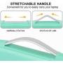 Lacdo 360° Protective Laptop Sleeve Case for 13 inch New MacBook Pro A2338 M1 A2251 A2289 A2159 A1989 A1706 A1708 | 13 inch New MacBook Air A2337 M1 A2179 A1932, 12.9'' New iPad Pro Computer Bag, Green