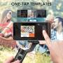 hohem 3-Axis Gimbal Stabilizer - Foldable Phone Stabilizer for iPhone 12 w/ 3D Auto Inception & Face Tracking, Gimbal for iPhone 11 Pro Max/11/Samsung S20 for Vlog YouTube Video iSteady X (0.59 Lbs)