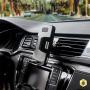 Saza Electronics S005 Universal ABS Air Vent Car Phone Holder, On Dashboard GPS Mount - Universal Non Slip Car Cell Phone Holder, for Samsung, iPhone, LG, Nokia, Huawei Smart Phone