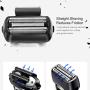 HATTEKER Foil Shaver Mens Electric Shaver Cordless Electric Razor for Men Wet Dry Rechargeable