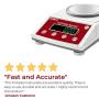 American Fristaden Lab Analytical Precision Scale 2000g x 0.01g | 01 Gram Scale Weighs Grams, Ounces, Pounds, Carats | High Accuracy Digital Balance for Laboratory, Jewelry, Business | 1YR Warranty