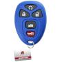 KeylessOption Keyless Entry Remote Start Control Car Key Fob Replacement for 22733524-Blue