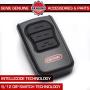GenieMaster 3-Button Garage Door Opener Remote - Compatible with Genie Garage Door Openers Made Since 1993 with Intellicode Technology and/or 9/12 Dipswitches - Model GM3T-R