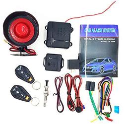CarBest L401 3-Channel 1-Way Car Alarm Vehicle Security Keyless Entry System