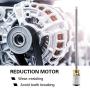 DC Long Shaft Gear Motor Threaded Rod Reduction Motor High Precision Long Output Shaft Gearmotor for Electronic Lock(12V 600RPM)