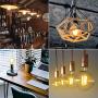 Sunco Lighting 10 Pack G25 LED Bulb, Dimmable, 5.5W=60W, 6000K Daylight Deluxe, Vintage Edison Filament Globe, 500 LM, E26 Base, Indoor/Outdoor Lights - UL