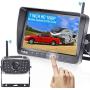 Yakry Y27 HD 1080P Wireless Backup Camera with 7 Inch DVR Monitor IPS Split Screen High-Speed Rear View Observation System for RVs,Trailers,Trucks,Fifth Wheels IR Night Vision Stable Digital Signals