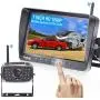 Yakry Y27 HD 1080P Wireless Backup Camera with 7 Inch DVR Monitor IPS Split Screen High-Speed Rear View Observation System for RVs,Trailers,Trucks,Fifth Wheels IR Night Vision Stable Digital Signals