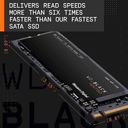 Western Digital 500GB WD_Black SN750  NVMe Internal Gaming SSD - Gen3 PCIe, M.2 2280, 3D NAND - WDS500G3X0C