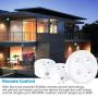 LoraTap Mini Remote Control Outlet Plug Adapter with Remote, 656ft Range Wireless Light Switch for Household Appliances, No Hub Required, 10A/1100W, White, 5 Years Warranty (One Remote + 2 Outlets)