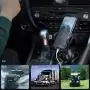 [Upgraded] Car Cup Holder Phone Mount Adjustable Automobile Cup Holder Smart Phone Cradle Car Mount for iPhone 12 Pro Max/XR/XS/X/11/8/7 Plus/6s/Samsung S20 Ultra/Note 10/S8 Plus/S7 Edge(Black)