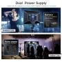 LED Video Lighting Kit with Wireless Remote, Dazzne D50(2 Packs) Dimmable Bi-Color 15.4“ LED Panel Light Stand, 45W 3000K-8000K CRI>96 Studio Light for Video Shooting Live Stream Photography YouTube